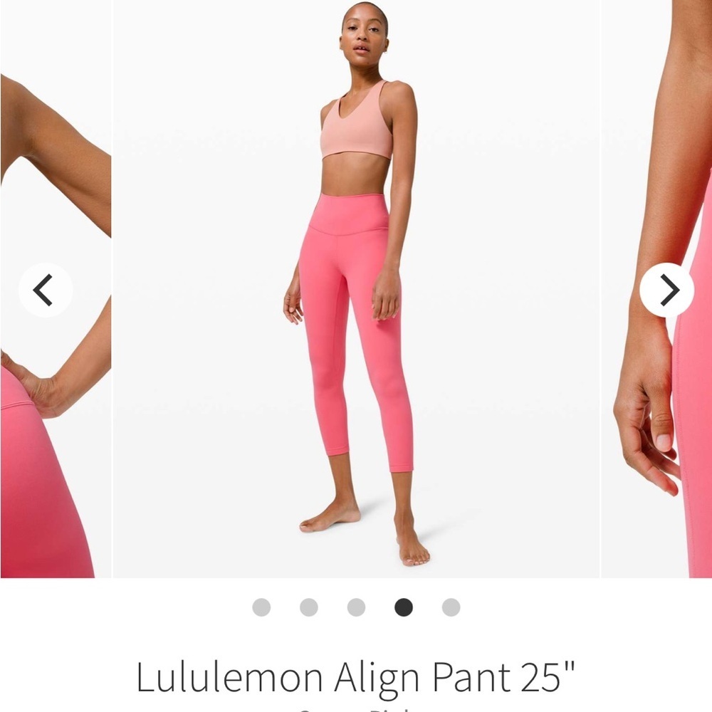 Lululemon Align Pant 25" Guava Pink - Picture 7 of 10